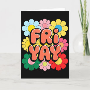 Carte Vendredi Friyay Joyeux Fri Yay Enseignant _3