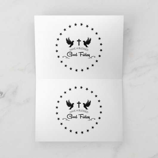 Carte Vendredi saint (Intérieur)