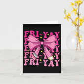 Carte Vendredi-yay Joyeux Vendredi Drôle Week-end Prof R (Fleur jaune)