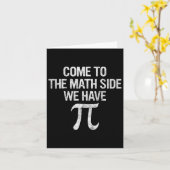 Carte Venez À Math Side Nous Avons Pi Cadeau Math Gee Ét (Fleur jaune)