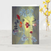 Carte Venez ici (Fleur jaune)