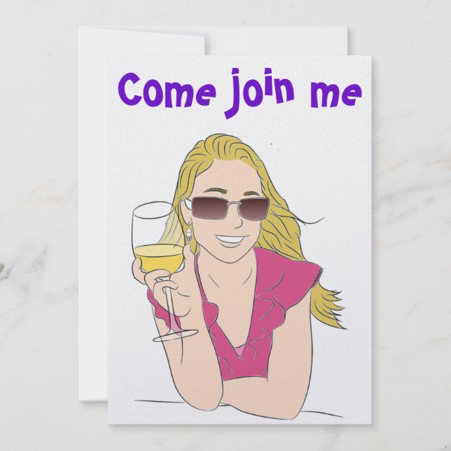 CARTE VENEZ ME REJOINDRE (Devant)