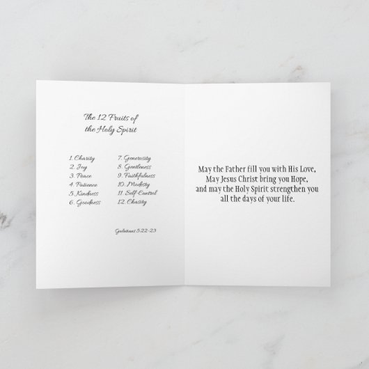 Carte Venez Saint-Esprit (Intérieur)