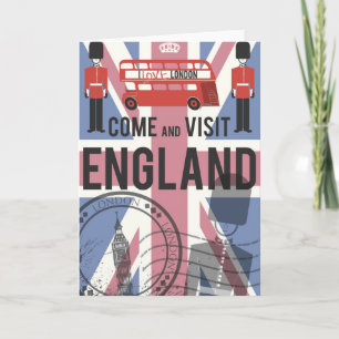 Carte Venez visiter l'Angleterre