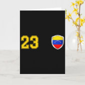 Carte Venezuela - La Vinotinto Team Soccer Design For Ve (Fleur jaune)