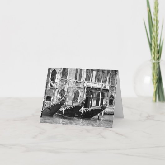 Carte vénitienne de gondoles (Devant)