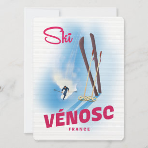 Carte Vénosc France à Ski