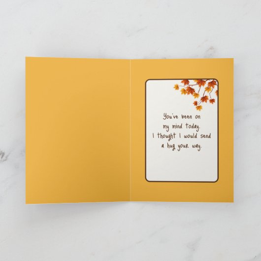 Carte Vent d'automne (Intérieur)