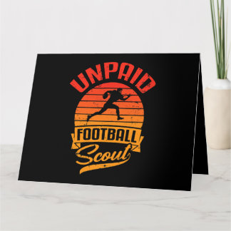 Carte Ventilateur Rétro De Football Des Joueurs De Ligue