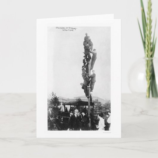 Carte Ventilateurs de cascade de pirates fous 1909 (Devant)