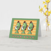 Carte ventre de poisson (Fleur jaune)