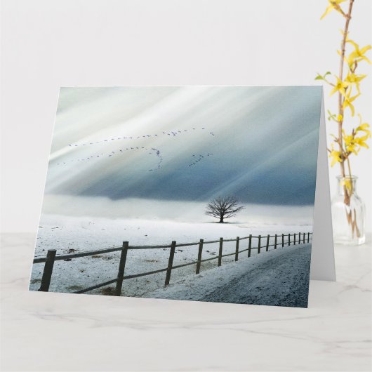 Carte Vents de solitude (Fleur jaune)