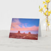 Carte Vents forts sur la vallée du désert (Fleur jaune)