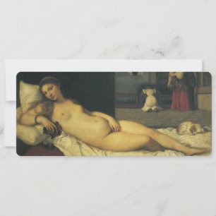 Carte Vénus d'Urbino de Titien, Art de la Renaissance