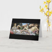 Carte Vénus et Mars, Sandro Botticelli (Fleur jaune)