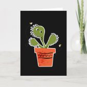 Carte Vénus Flytrap Carnivore Comme Des Mouches (Devant)