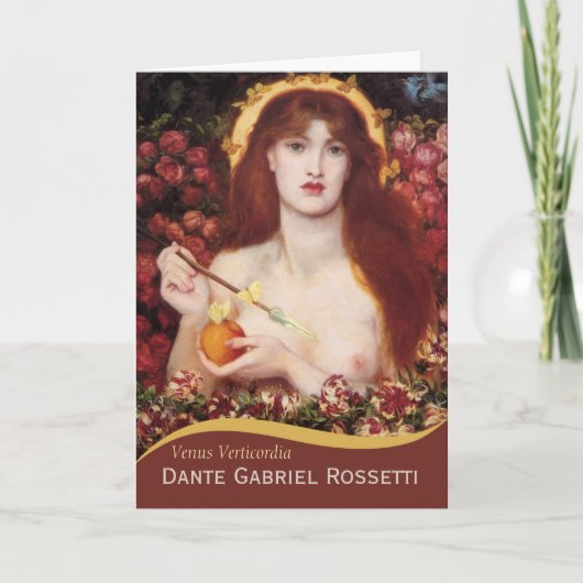 Carte Vénus Verticordia de Rossetti (Devant)