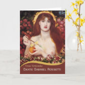 Carte Vénus Verticordia de Rossetti (Fleur jaune)