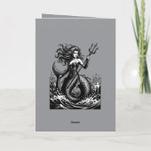 Carte Vépar Sirène des Mers Inférnales Illustration (Dos)