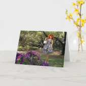 Carte Verdi - floral au zoo (Fleur jaune)