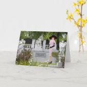 Carte Verdi - vêtement rose, anges dans le cimetière de (Fleur jaune)