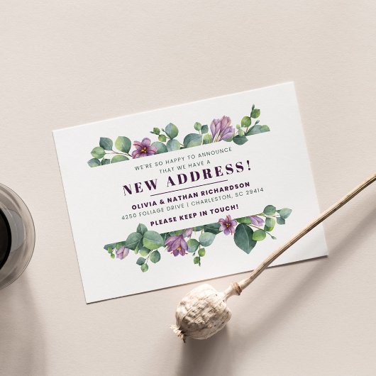 Carte Verdure Nous avons déplacé Eucalyptus Botanique Dé