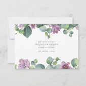 Carte Verdure Nous avons déplacé Eucalyptus Botanique Dé (Dos)