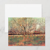 Carte Verger en fleurs, Pruniers de Vincent van Gogh (Devant / Derrière)