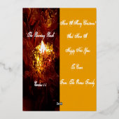 Carte Véritable Foil "The Burning Bush" (Verso)