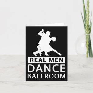 Carte Véritable Homme Danse Salle De Bal Chemise Danse S