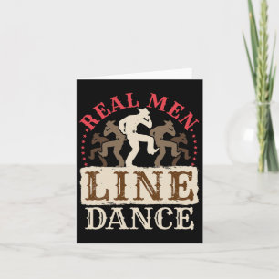 Carte Véritable Homme Ligne Danse Chemise Pays Danse Occ