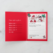 Carte Véritable Pôle Nord Adresse de livraison pour enfa (Intérieur)