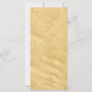 Carte Véritables Oiseaux Maple Veneer Bois