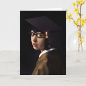 Carte Vermeer Pearl Écouter Graduation Casquette (Fleur jaune)
