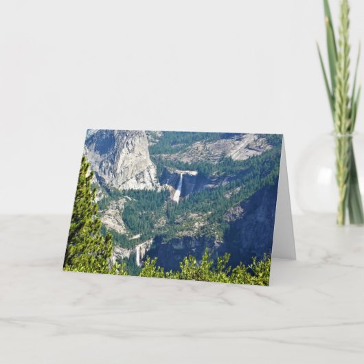 Carte Vernal & Nevada Falls from Glacier Point, CA (Devant)