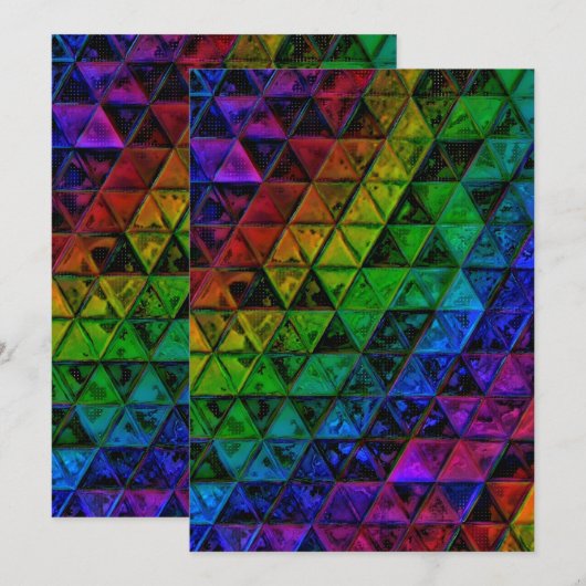 Carte Verre de fierté (Devant / Derrière)