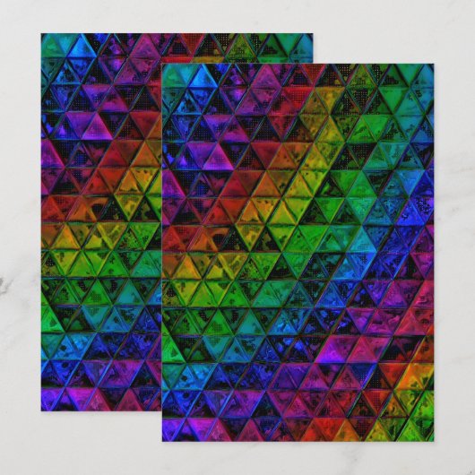 Carte Verre de fierté (Devant / Derrière)