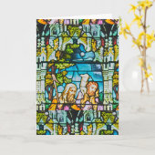 Carte Verre tendu (Fleur jaune)