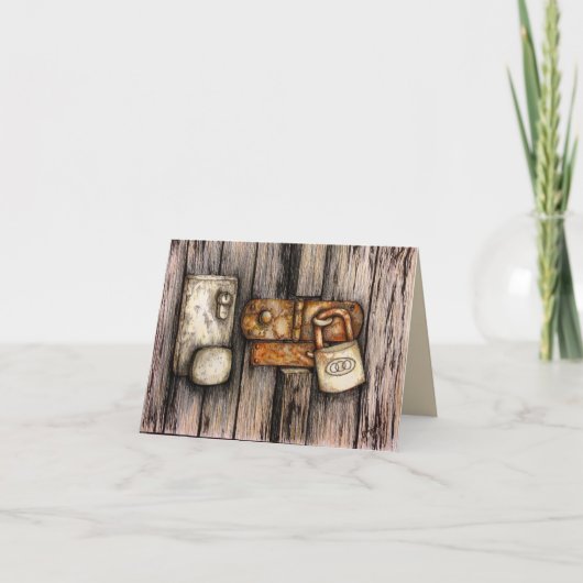 Carte Verrouillages patinés (Devant)