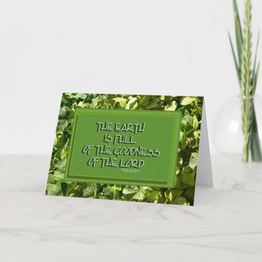 Carte Vers inspiré de bible (Devant)