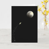 Carte Vers la lune (Fleur jaune)