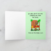 Carte Vers le bas sur votre chance… (Intérieur)