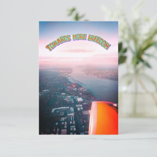 Carte Vers plus de liberté (Debout devant)