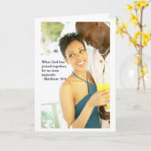 Carte Verse d'amour (Fleur jaune)