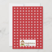 Carte Verse de l'écriture à 2 faces de Noël PEACE (Dos)