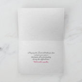 Carte verset biblique avec tulipes sympathie (Intérieur)