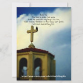 Carte Verset biblique - Psaume 42:1 (Dos)