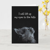 Carte Verset de la Bible d'encouragement et de réconfort (Fleur jaune)