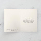 Carte Verset de l'Écriture de l'ange de perte d'animal d (Intérieur)