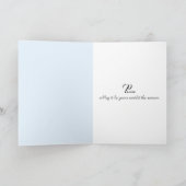 Carte Verset De Voile Inspirant Pour La Sympathie (Intérieur)